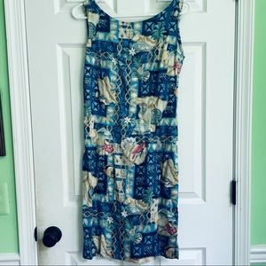 Reyn Spooner Tropical Blue Dress